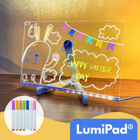 LumiPad® Pizarra LED De Aprendizaje + Marcadores Gratis