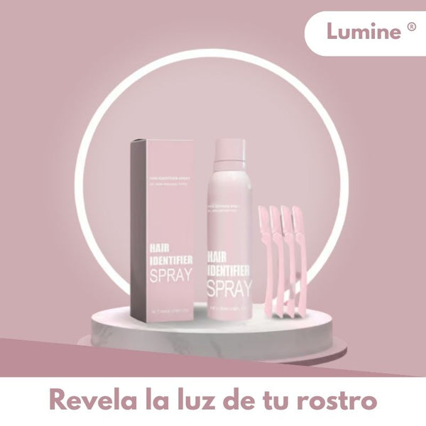 Lumine® Spray identificador de vello + Kit de dermaplanners gratis