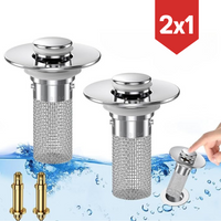 DrainMaster™ Tapón Anti-Obstrucción con Filtro Incorporado 2x1