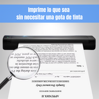 SmartPrint® Impresora térmica portátil + 5 hojas térmicas GRATIS