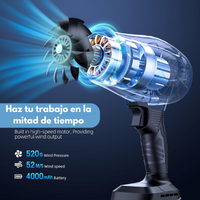 TurboJet Blower™ Sopladora Portátil de Turbina + 1 Maletín Gratis