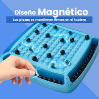 Quadrez® Kit de Ajedrez Magnético para 4 Personas + 40 Imanes Gratis