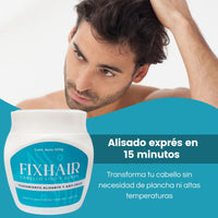 FIXHAIR® Crema de Queratina Alisadora y Anti Frizz