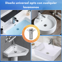 DrainMaster™ Tapón Anti-Obstrucción con Filtro Incorporado 2x1