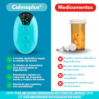 CalmaPlus® Dispositivo Inteligente para el Estrés y la Ansiedad