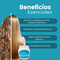 FIXHAIR® Crema de Queratina Alisadora y Anti Frizz