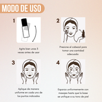 Forever Bloom® Base 4 en 1 con Tecnología de Adaptación de Tono de Piel