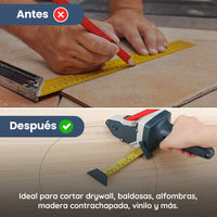 Cutrex® Cortador de Drywall con Cinta Métrica