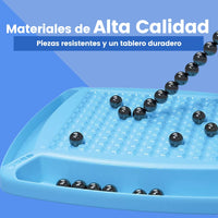Quadrez® Kit de Ajedrez Magnético para 4 Personas + 40 Imanes Gratis
