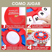 Basta® Juego de Mesa Piensa Rápido y Contesta - Idioma Español