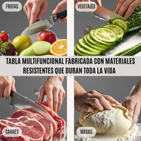 TitanCut® Tabla de picar 100% en Titanio antibacterial