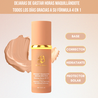 Forever Bloom® Base 4 en 1 con Tecnología de Adaptación de Tono de Piel