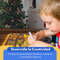 LumiPad® Pizarra LED De Aprendizaje + Marcadores Gratis