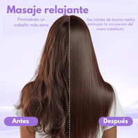 Ovéla® Cepillo para el Cabello Retráctil y Auto Limpiante