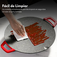 Grillux® Parrilla eléctrica Antiadherente Con 5 Niveles de Calor