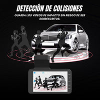 View360® Dash Cam para Auto + Cámara Trasera gratis