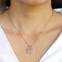 True Love® Collar 2 en 1 Corazones - Trébol