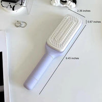 Ovéla® Cepillo para el Cabello Retráctil y Auto Limpiante