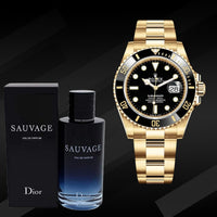 Reloj Rolex® Submariner + Perfume Sauvage Dior