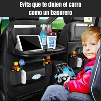 SeatGuard™ Organizador de Asiento para Auto en Cuero
