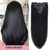 Lushen® Extensiones de Cabello con Sistema de clip 2.0