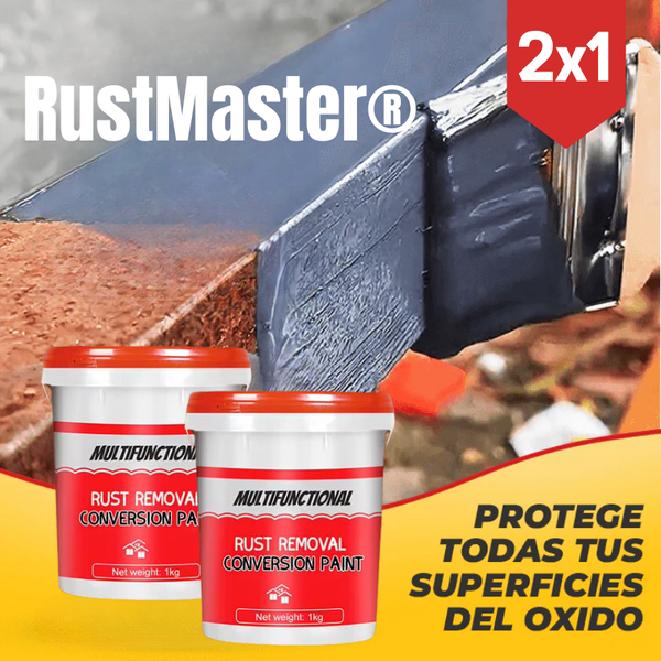 RustMaster® Pintura Anticorrosiva Restauradora de Oxido 2x1