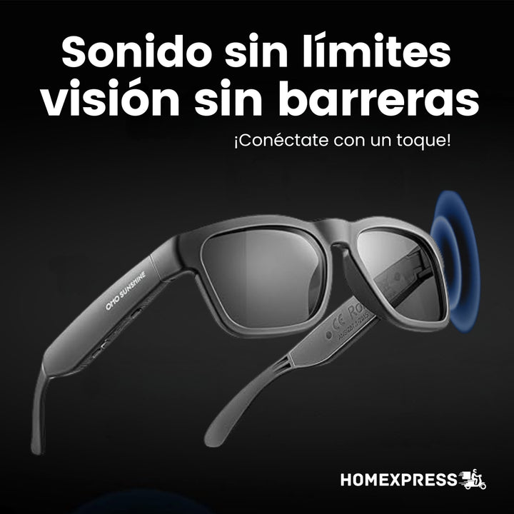EchoX® Gafas Inteligentes con Bluetooth 2.0