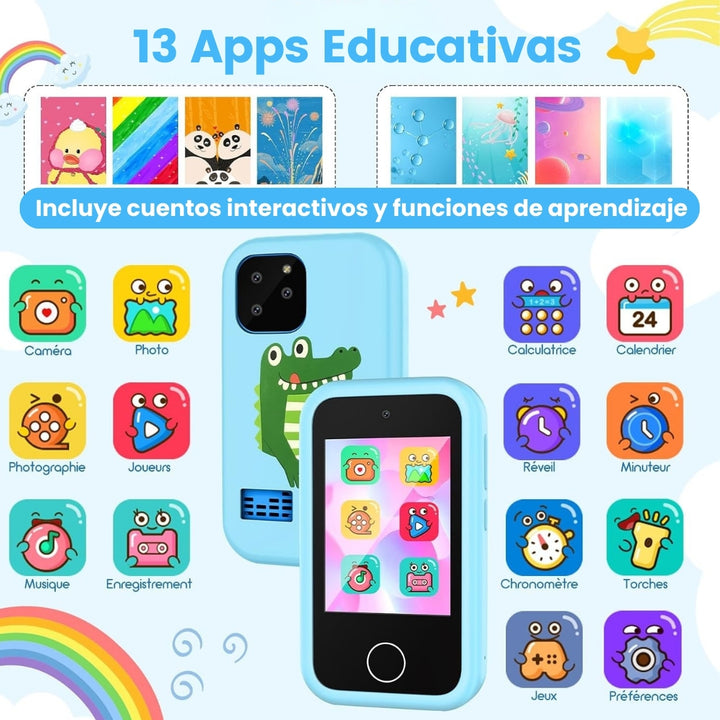 Smartot® Teléfono Inteligente y Educativo para Niños + Estuche Gratis