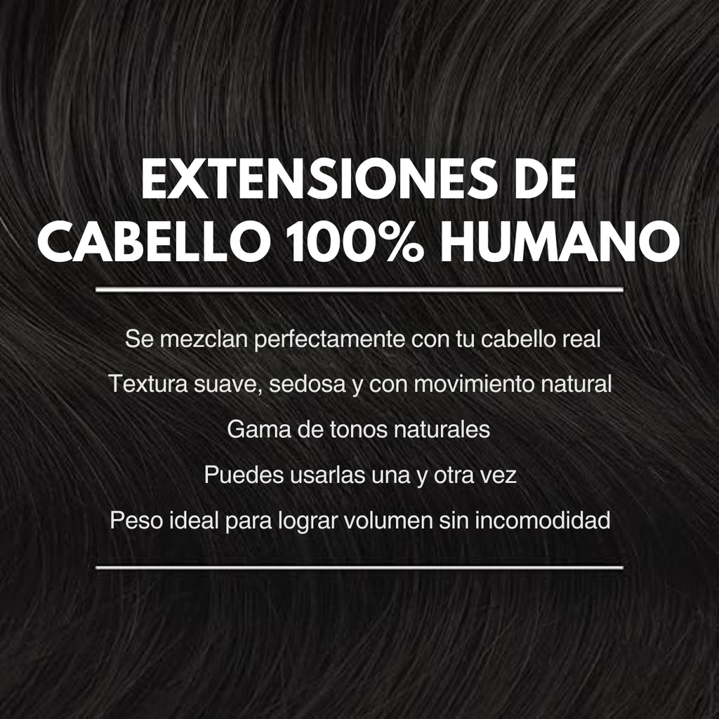 Lushen® Extensiones de Cabello con Sistema de clip 2.0 – Homexpress