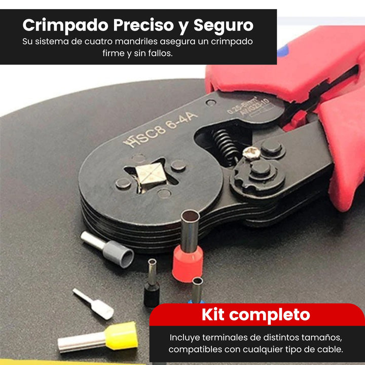 Hexon®  Kit de herramientas de crimpado + 1200 piezas gratis
