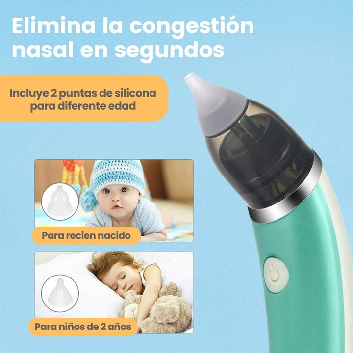 Breezy® Aspirador Nasal Portátil para Bebés
