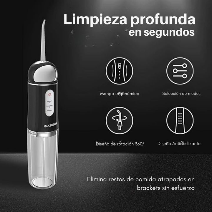 MAKJUNS® Irrigador Dental Ortodoncia+ Kit de 4 Accesorios Gratis