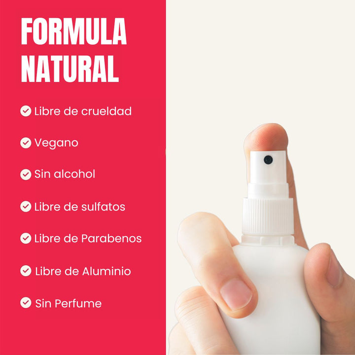 Hidroff® Spray Antitranspirante con Caléndula y Aloe Vera