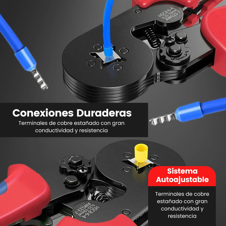 Hexon®  Kit de herramientas de crimpado + 1200 piezas gratis