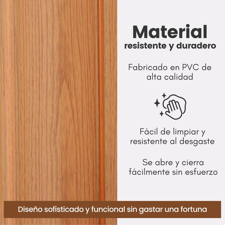 Ecover® Puerta Plegable Tipo Acordeón PVC