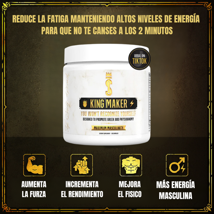 King Maker® Suplemento para Hombres 13 en 1 X 120 cápsulas c/u