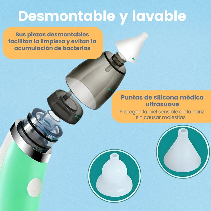 Breezy® Aspirador Nasal Portátil para Bebés