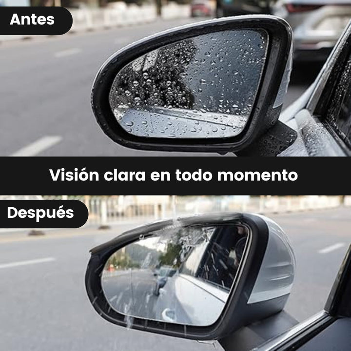 Droplex® Kit de Protectores de Lluvia para Retrovisor de Auto