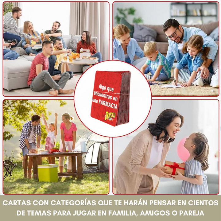 Basta® Juego de Mesa Piensa Rápido y Contesta - Idioma Español