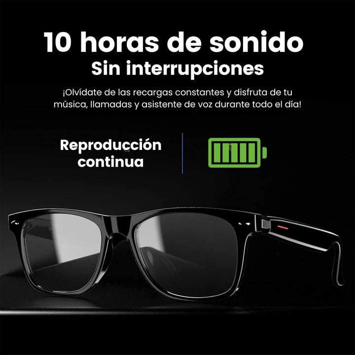 EchoX® Gafas Inteligentes con Bluetooth 2.0
