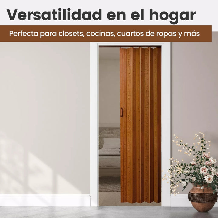 Ecover® Puerta Plegable Tipo Acordeón PVC