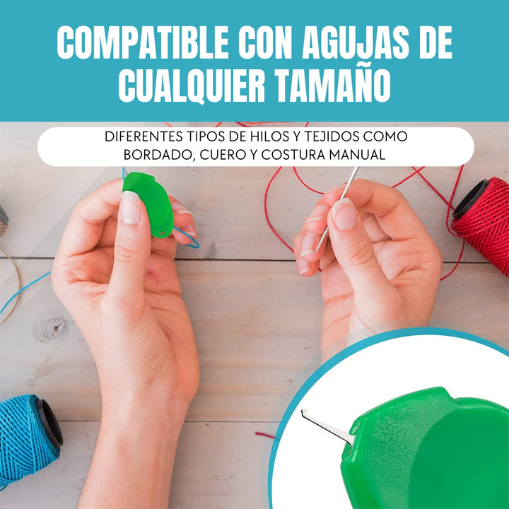 Needler® Kit de Enhebradores de Aguja x10