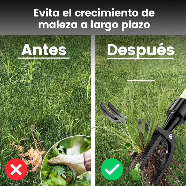 Weedex® Extractor de Maleza con Sistema de 4 Garras