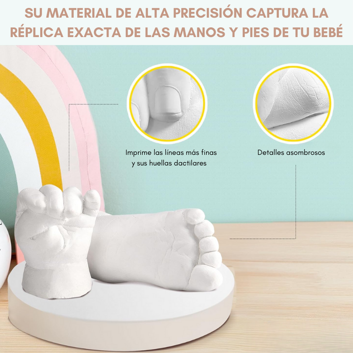LittlePrints® Kit de molde para Bebés + Cuadro GRATIS