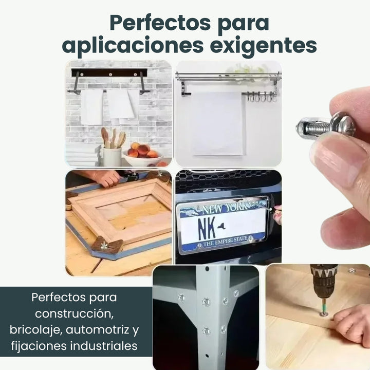 Locket® Kit de Tornillos de Expansión de Metal x20