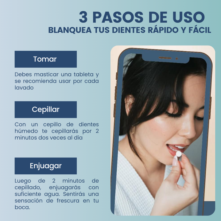 NOBS® Pastillas de blanqueamiento x 64 unidades