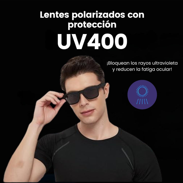 EchoX® Gafas Inteligentes con Bluetooth 2.0
