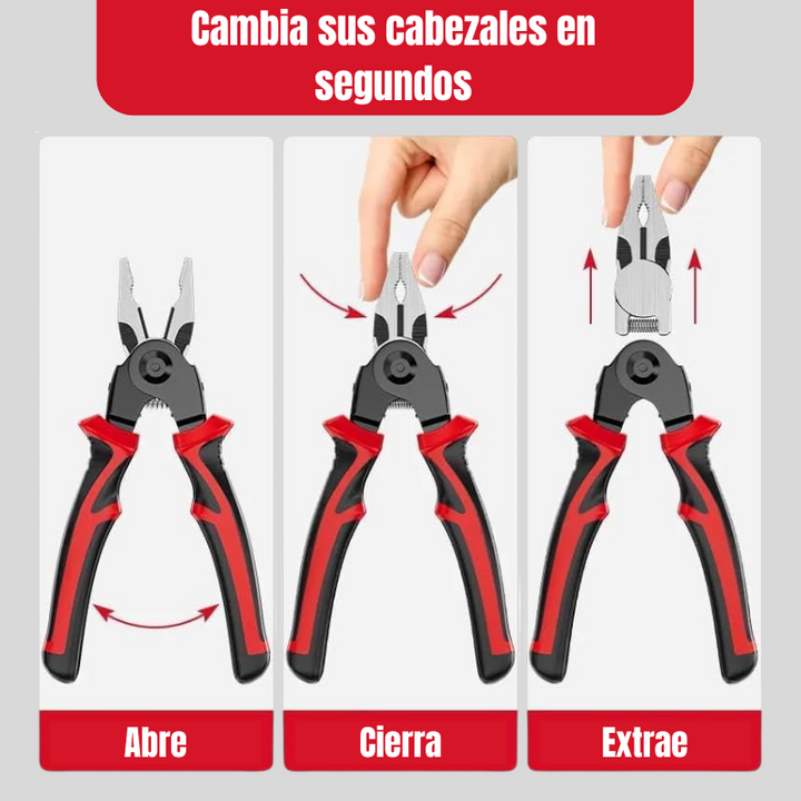 ElectroMax® Kit de Alicates Multiusos 5 en 1 + Estuche Gratis