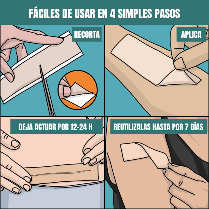 Zilva® Hojas de Silicona para Cicatrices y Arrugas x 3 Metros