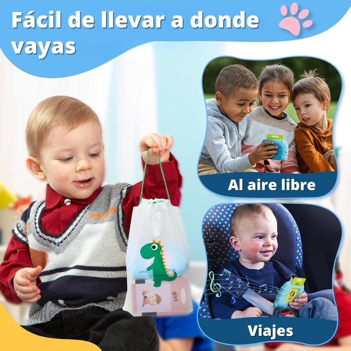 Vocaboo® Dispositivo de Aprendizaje Montessori + 248 Cartas